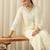 Floral Embroidered Thread Work Pure Cotton Kurta with Trousers & Dupatta