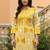 Women Geometric Printed Cotton Kurta with Trousers