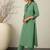 Women Ethnic Motifs Embroidered Sequinned Pure Cotton Kurta with Trousers