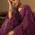 Floral Printed Kurta With Trouser & With Dupatta