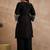Floral Embroidered V-Neck Thread Work Straight Kurta & Palazzos