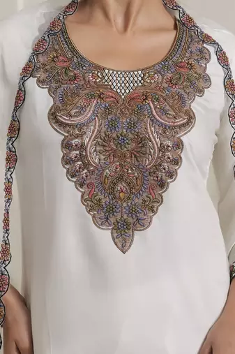 Women Ethnic Motifs Embroidered Kurta with Trousers & Dupatta