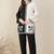 Women Checked Embroidered Kurta with Trousers