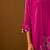 Floral Printed A-Line Mirror Work Kurta With Trouser