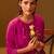 Floral Printed A-Line Mirror Work Kurta With Trouser