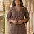 Floral Printed Pure Cotton Straight Kurta With Trousers
