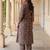 Floral Printed Pure Cotton Straight Kurta With Trousers