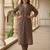Floral Printed Pure Cotton Straight Kurta With Trousers
