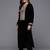Floral Yoke Design Sequinned Velvet Straight Kurta With Trousers & Dupatta