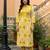 Geometric Printed Pure Cotton Straight Kurta With Trousers