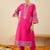 Women Ethnic Motifs Embroidered Regular Kurta Set With Dupatta