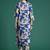 Floral PrintedV-Neck Pure Cotton Straight Kurta With Trousers