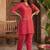 Women Ethnic Motifs Printed Regular Gotta Patti A-Line Kurta with Trousers