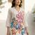 Women Floral Printed Regular Pure Cotton Kurta with Trousers