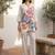 Women Floral Printed Regular Pure Cotton Kurta with Trousers