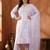 Plus Size Regular Patchwork Pure Cotton Kurta with Trousers & Dupatta