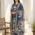 Women Floral Printed Regular Beads and Stones Kurta with Trousers & With Dupatta