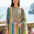Women Printed Regular Thread Work Kurta with Trousers & With Dupatta