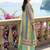 Women Printed Regular Thread Work Kurta with Trousers & With Dupatta