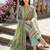 Women Printed Regular Thread Work Kurta with Trousers & With Dupatta
