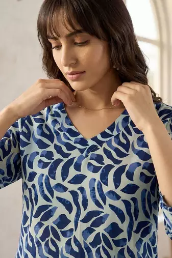 Women Printed Regular Pure Cotton Kurta with Trousers