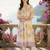 Women Floral Printed Pleated Pure Cotton Kurta with Trousers
