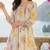 Women Floral Printed Pleated Pure Cotton Kurta with Trousers
