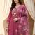 Women Floral Embroidered Regular Thread Work Kurta with Trousers & With Dupatta