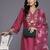 Women Floral Embroidered Regular Thread Work Kurta with Trousers & With Dupatta