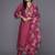Women Floral Embroidered Regular Thread Work Kurta with Trousers & With Dupatta