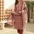 Women Floral Printed Regular Gotta Patti Pure Cotton Kurta with Trousers & With Dupatta