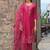 Women Floral Embroidered Regular Thread Work Liva Kurta with Trousers & With Dupatta