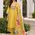 Women Floral Regular Thread Work Pure Cotton Kurta with Trousers & With Dupatta