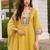Women Floral Regular Thread Work Pure Cotton Kurta with Trousers & With Dupatta
