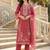 Women Floral Embroidered Regular Thread Work Kurta with Trousers & With Dupatta
