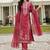 Women Floral Embroidered Regular Thread Work Kurta with Trousers & With Dupatta