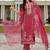 Women Floral Embroidered Regular Thread Work Kurta with Trousers & With Dupatta