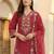 Women Floral Embroidered Regular Thread Work Kurta with Trousers & With Dupatta