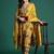 Women Floral Printed Regular Thread Work  Cotton Kurta with Trousers & With Dupatta