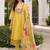 Women Floral Embroidered Regular Thread Work Pure Cotton Kurta with Trousers & With Dupatta
