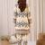 Ethnic Motifs Printed Straight Kurta With Trouser