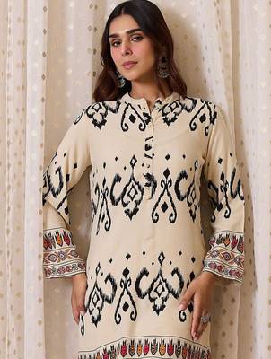 Ethnic Motifs Printed Straight Kurta With Trouser 6