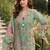 Women Floral Printed Regular Linen Kurta with Trousers & With Dupatta