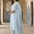 Women Ethnic Motifs Embroidered Regular Thread Work  Cotton Kurta with Trousers & With Dupatta