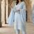 Women Ethnic Motifs Embroidered Regular Thread Work Pure Cotton Kurta with Trousers & With Dupatta