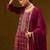 Floral Embroidered Straight Kurta With Trousers And Dupatta