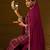 Floral Embroidered Straight Kurta With Trousers And Dupatta