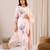 Women Floral Printed Regular Linen Kurta with Trousers & With Dupatta
