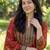 Women Ethnic Motifs Printed Regular Sequinned Pure Cotton Kurta with Trousers & With Dupatta