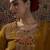 Floral Embroidered Thread Work Straight Kurta With Palazzo & Dupatta